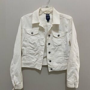 GAP Women's Cream Jean Jacket